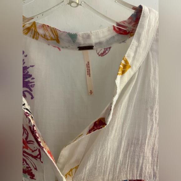 Free People Sweet Escape Floral Button Down Blouse S/P - Picture 4 of 7